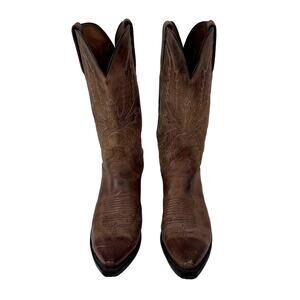 1883 Lucchese N154754 Mad Dog Snip Toe Leather Cowboy Western Boots 9.5 D